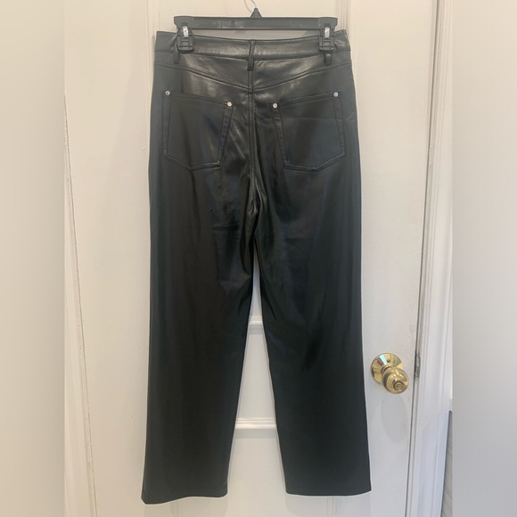 Cami NYC Black Vegan Leather Pants Size S - Picture 5 of 9